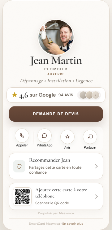 SmartCard — Artisan